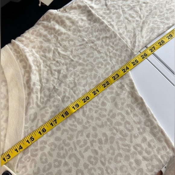 NWT Sanctuary Women’s Leopard Print Cardigan Cream Sz M - Picture 8 of 12